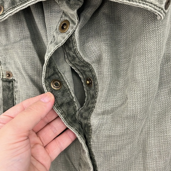 Anthropologie Marrakech XS Olive Green Tombolo Utility Vest with Pockets - Picture 11 of 13